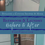 Bathroom & Laundry Before & After