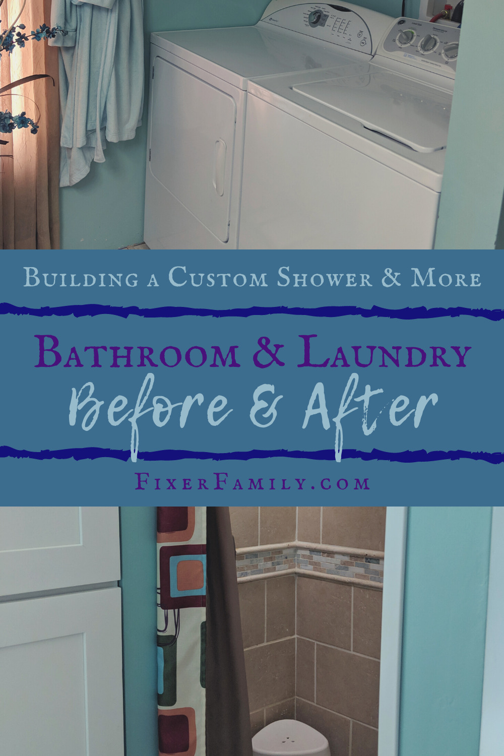 Bathroom & Laundry Before & After