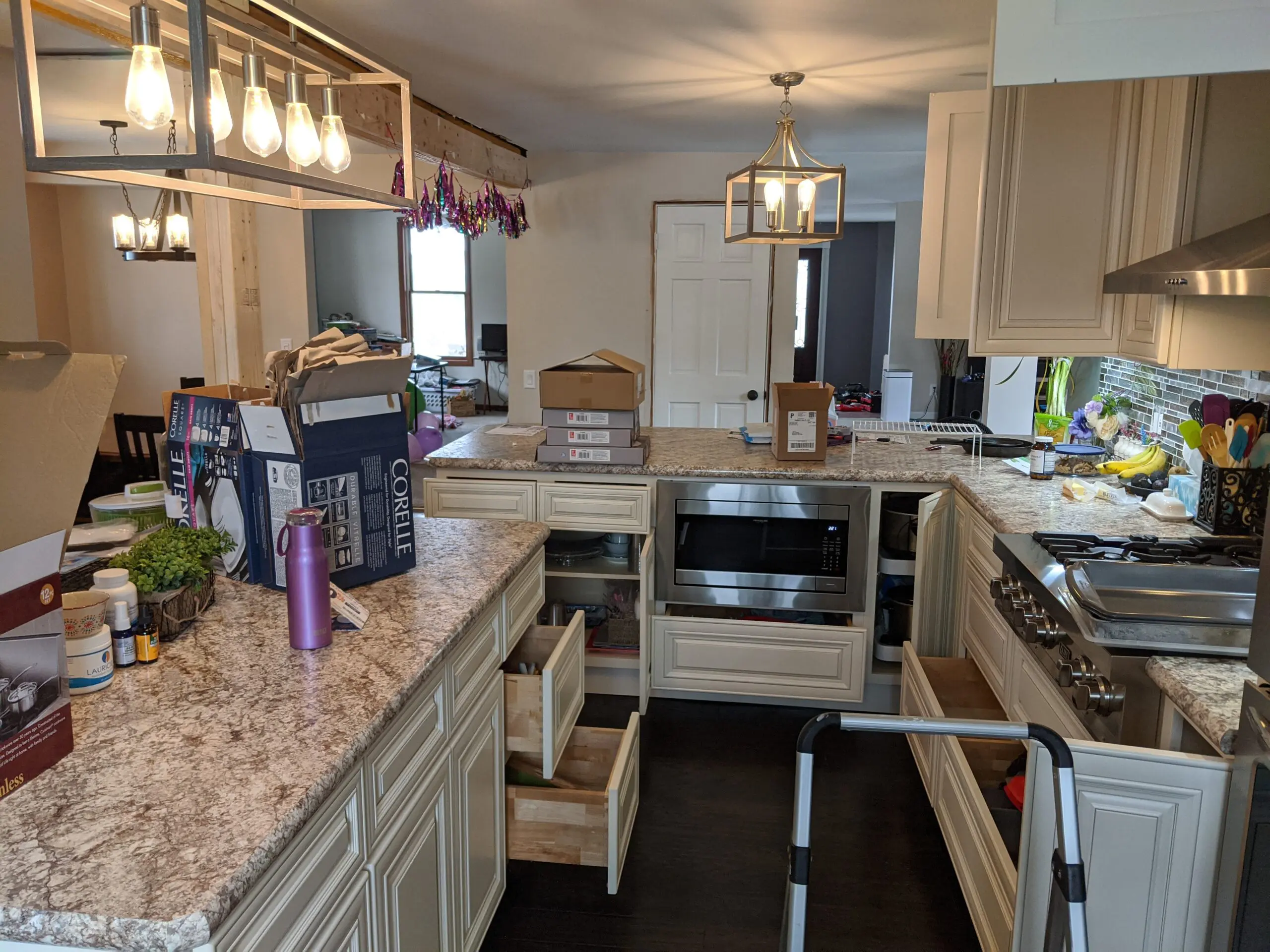end of kitchen update
