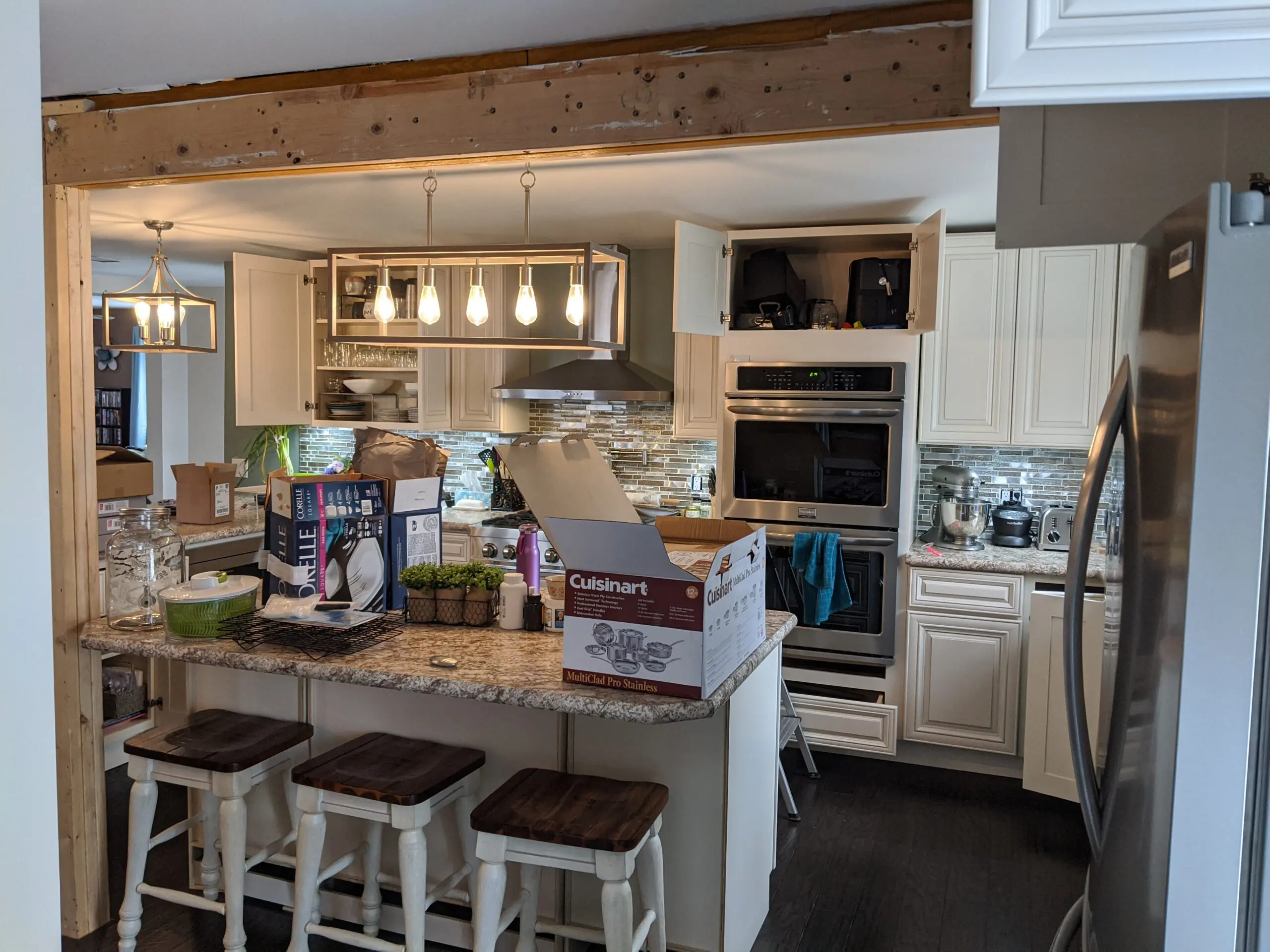 in the process of an old kitchen update