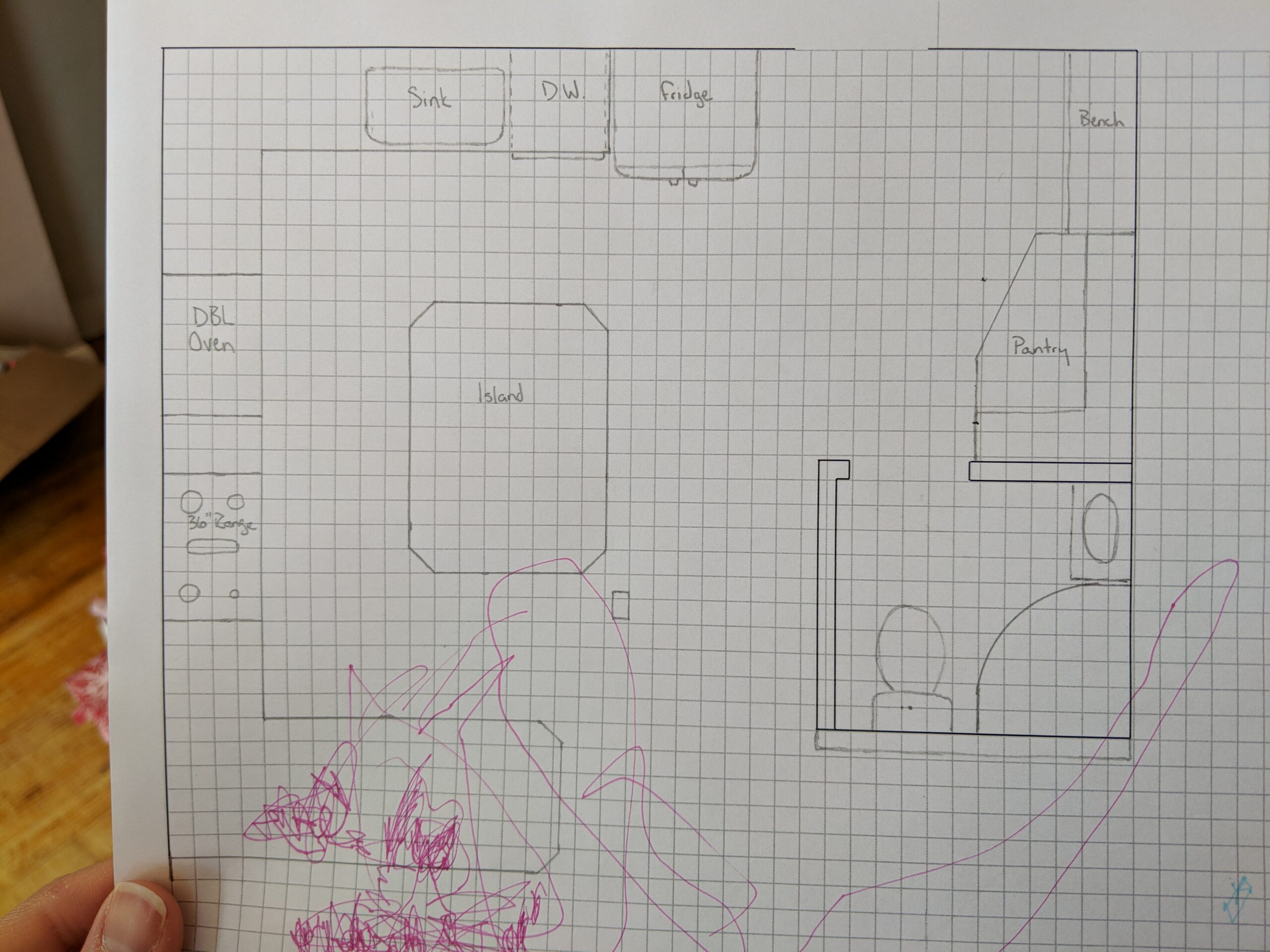 Floorplan for DIY Kitchen Renovation