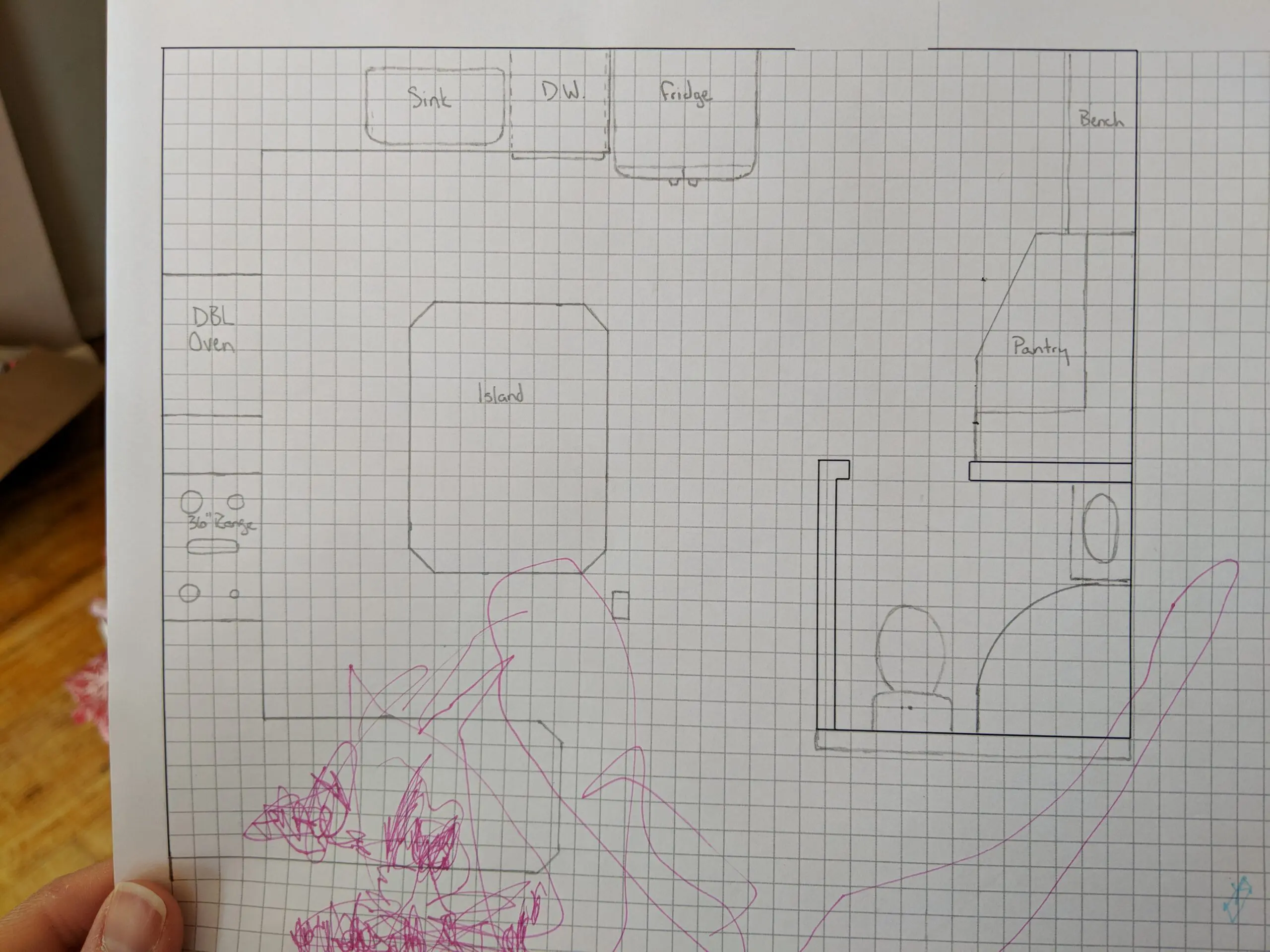 Floorplan for DIY Kitchen Renovation