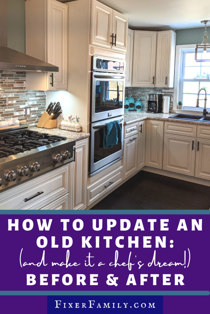 How to Update An Old Kitchen (& Make it a Chef's Dream): Before & After